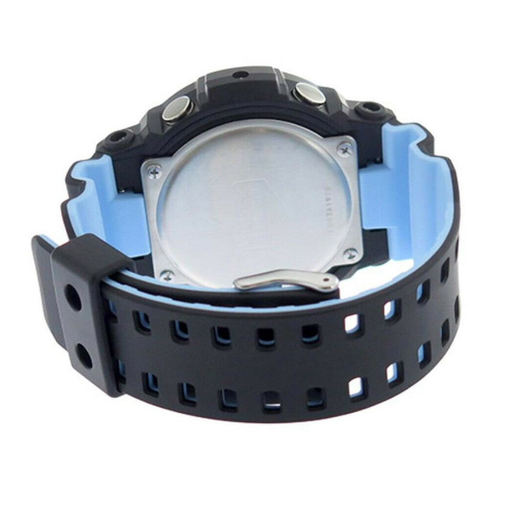 Casio G Shock Analog Digital Resin Strap Black Dial Solar GAS 100PC 1A