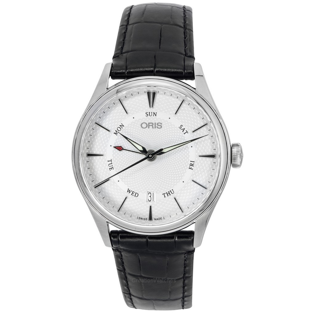 Oris Artelier Pointer Day Date Guilloche dial 01 755 7742 4051 07 5 21 64FC Men s Watch