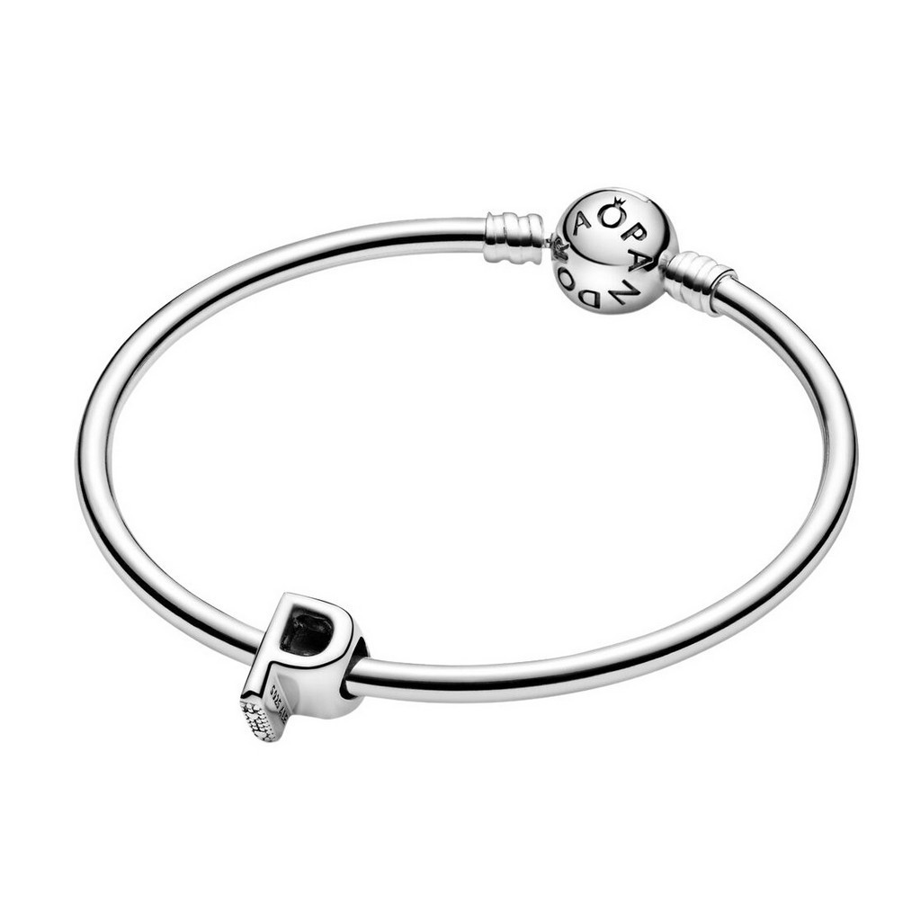 Charme Pandora Letra P Alfabeto Prata Esterlina 797470 Feminino, image size:1024x1024