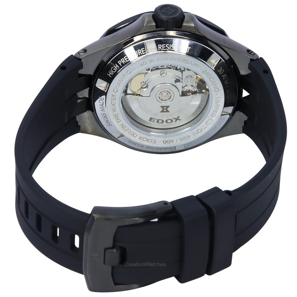 Edox Delfin Mecano 60th Anniversary Limited Edition Automatic Diver's 85304357GNNRN1 200M นาฬิกาผู้ชาย