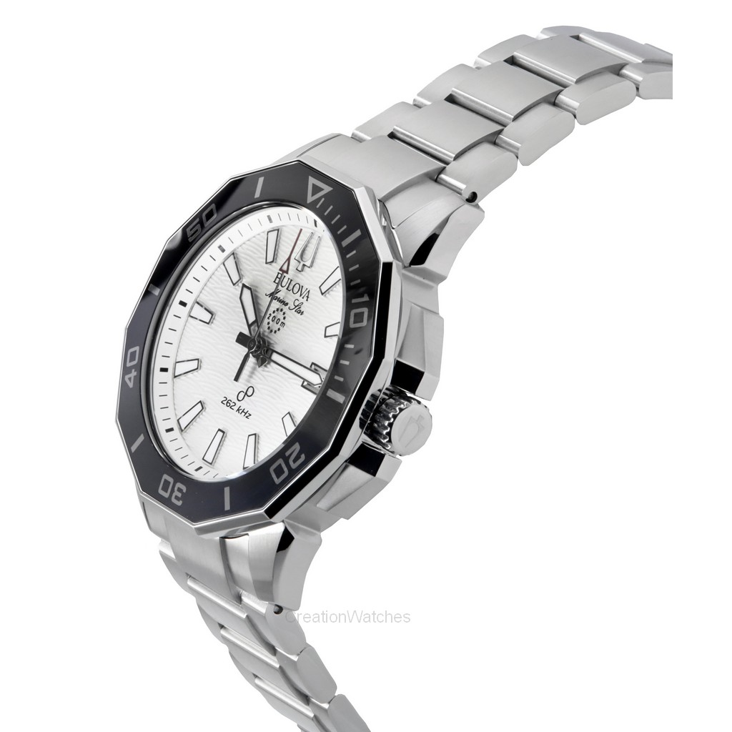 Bulova white watch best sale