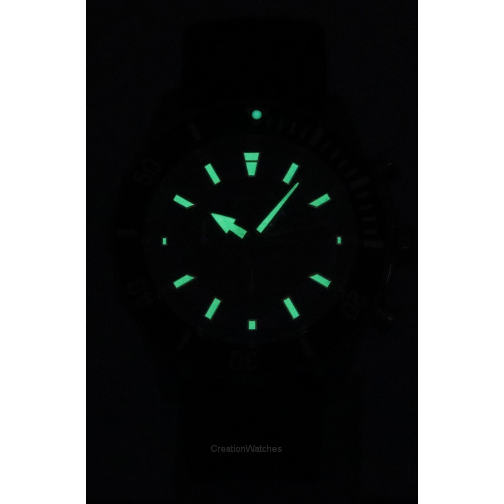 Bulova Sports Chronograph Silicone Strap Blue Dial Quartz 98K111 100M Men's Watch With Gift Set