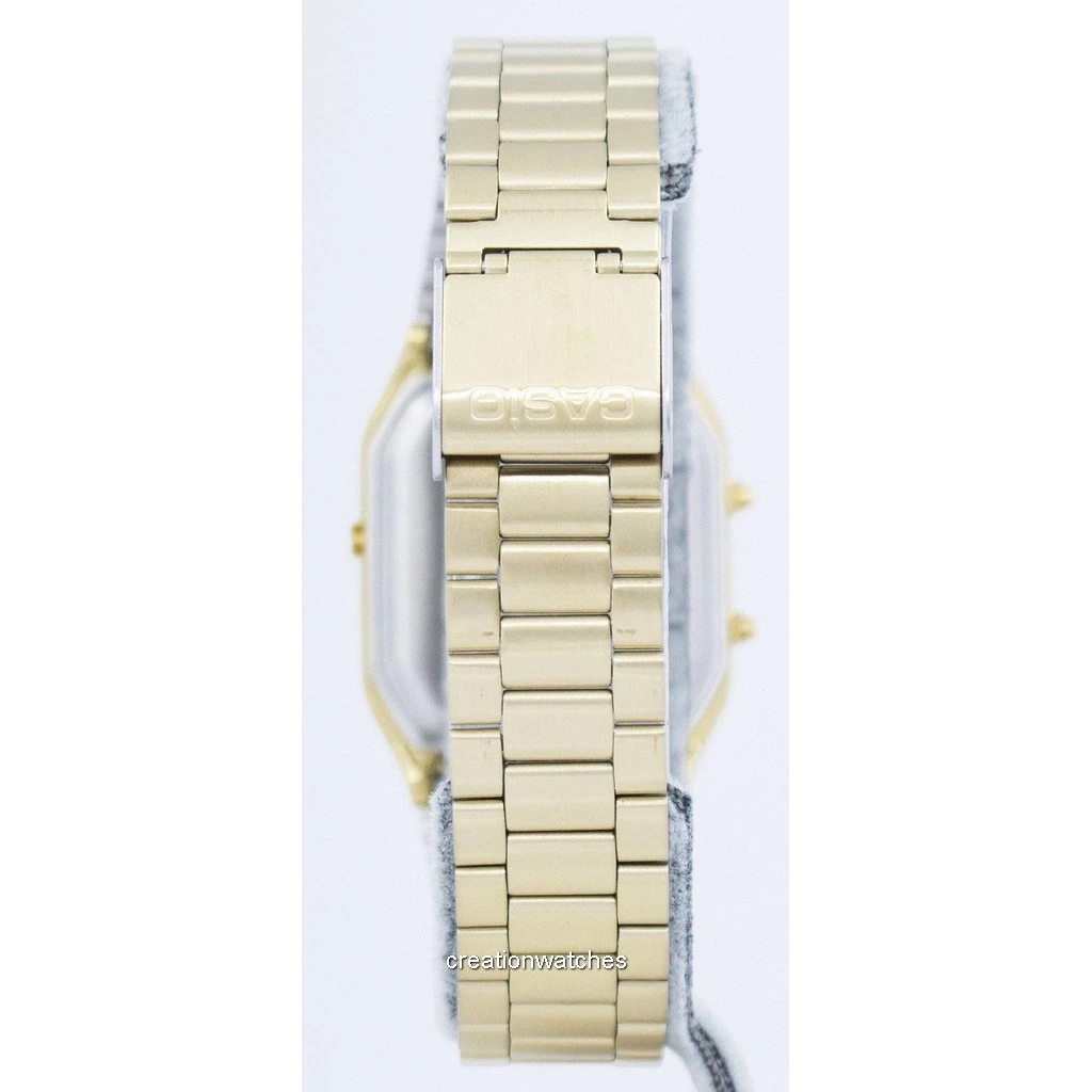 Reloj Casio de cuarzo analógico en tono dorado digital AQ-230GA-9DMQYES AQ230GA-9DMQYES