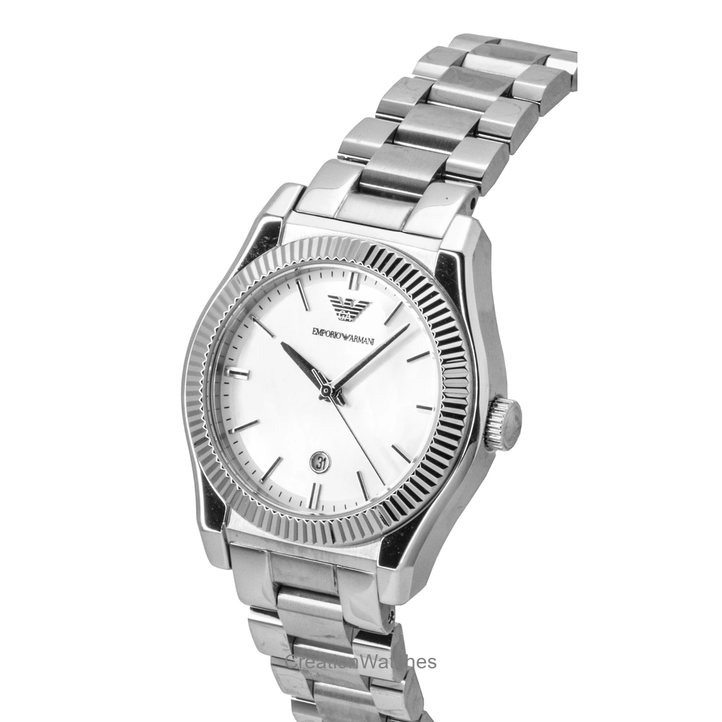 EMPORIO ARMANI LADIE\'S ULTRA SLIM MOTHER OF PEARL WATCH AR2011 Emporio Armani Super Slim Women main image 2