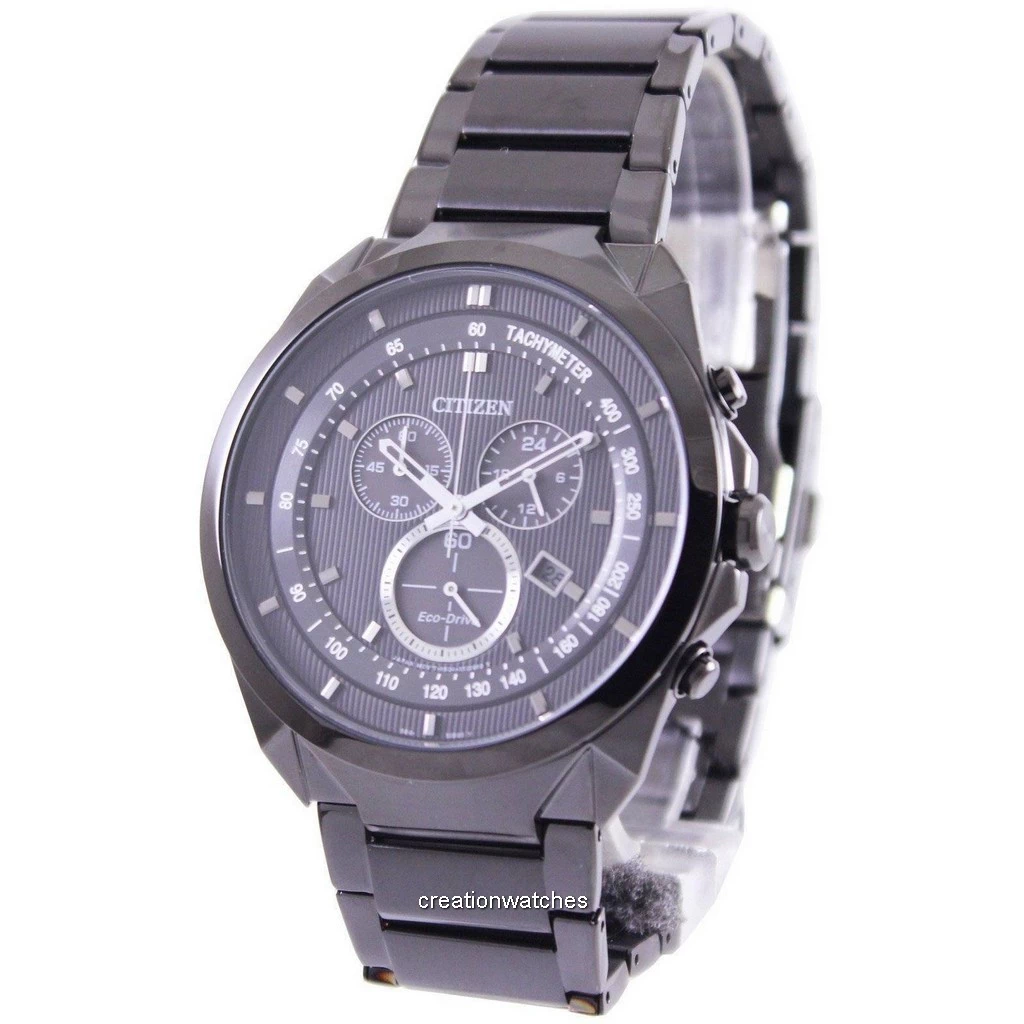 シチズンエコドライブクロノグラフAT2155-58Eメンズ腕時計