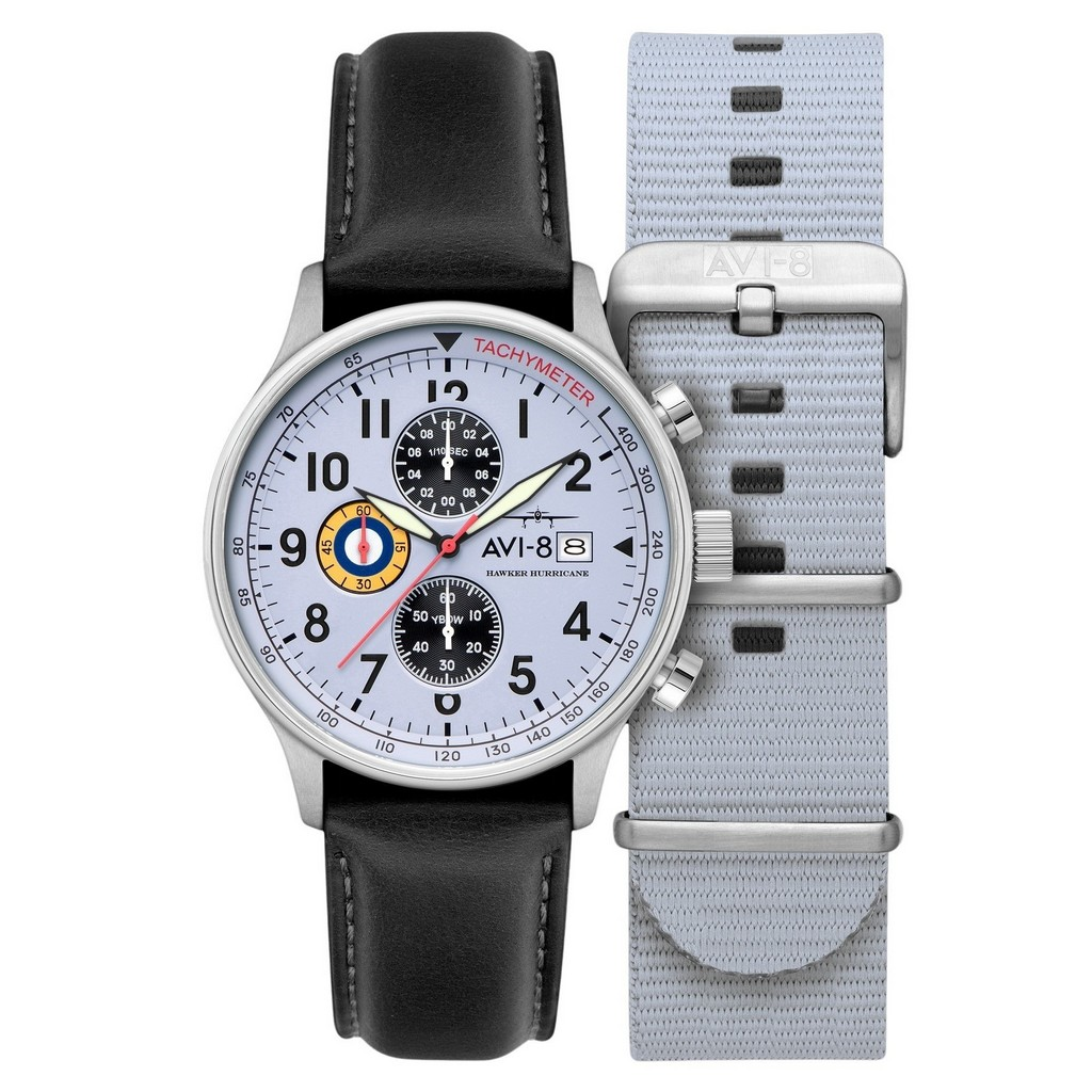 Orologio da uomo AVI-8 Hawker Hurricane con cronografo al