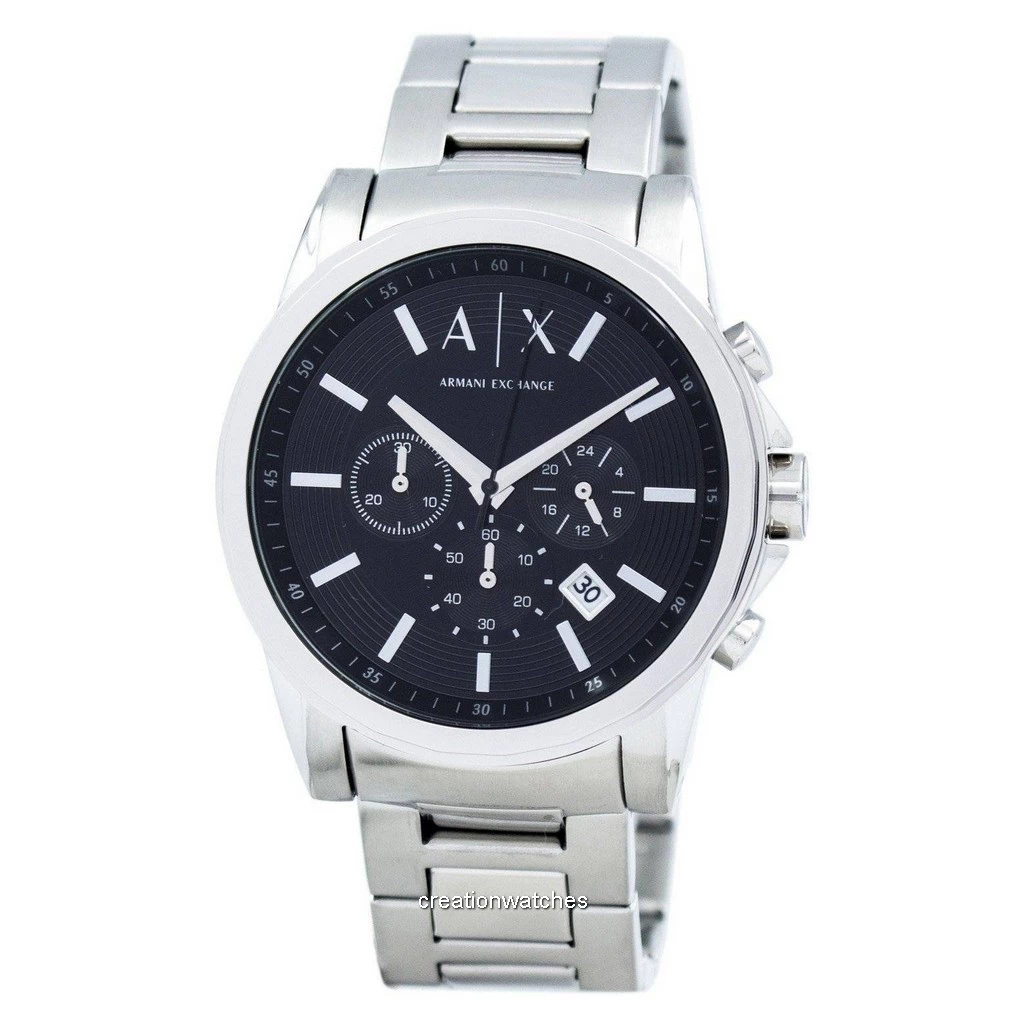 Armani Exchange Chronograph Black Dial AX2084 Men's Watch