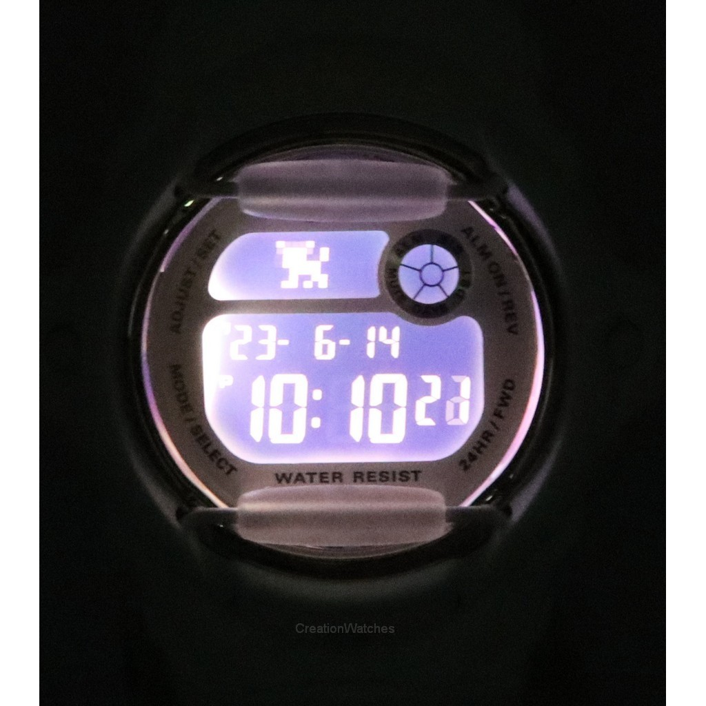 Casio Baby-G Digital Damenuhr mit pastellgrünem Harzarmband und Quarz BG-169U-3 200M