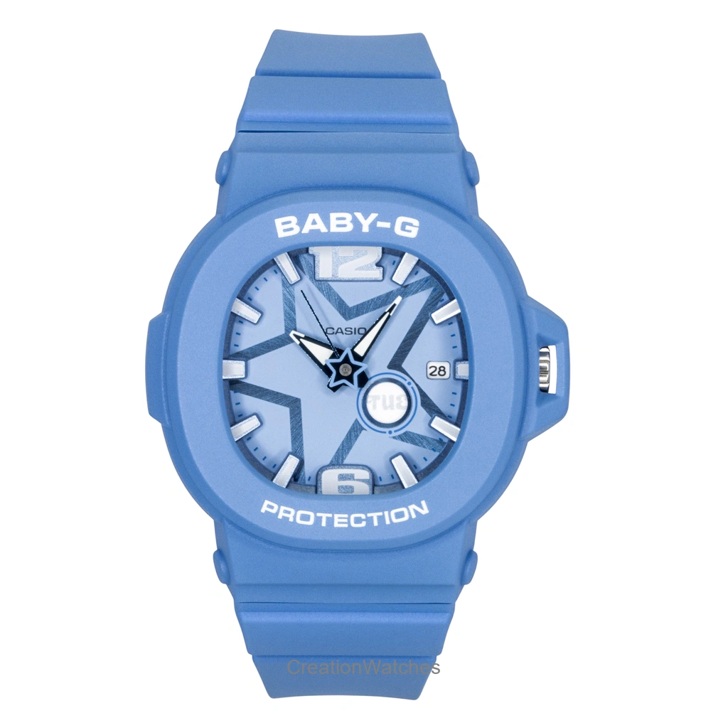 Casio Baby-G アナログ Resin 青文字盤 クォーツ BGA-10D-2A2 100m防水 レディース腕時計