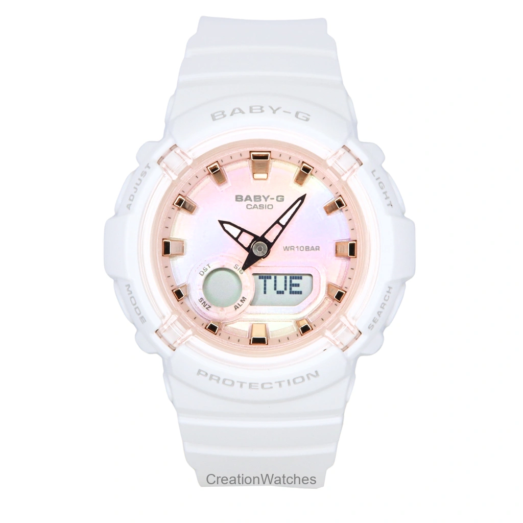 Casio Baby-G アナログデジタル 樹脂ベルト Multicolor Dial クォーツ BGA-280TD-7A 100m防水 レディース腕時計