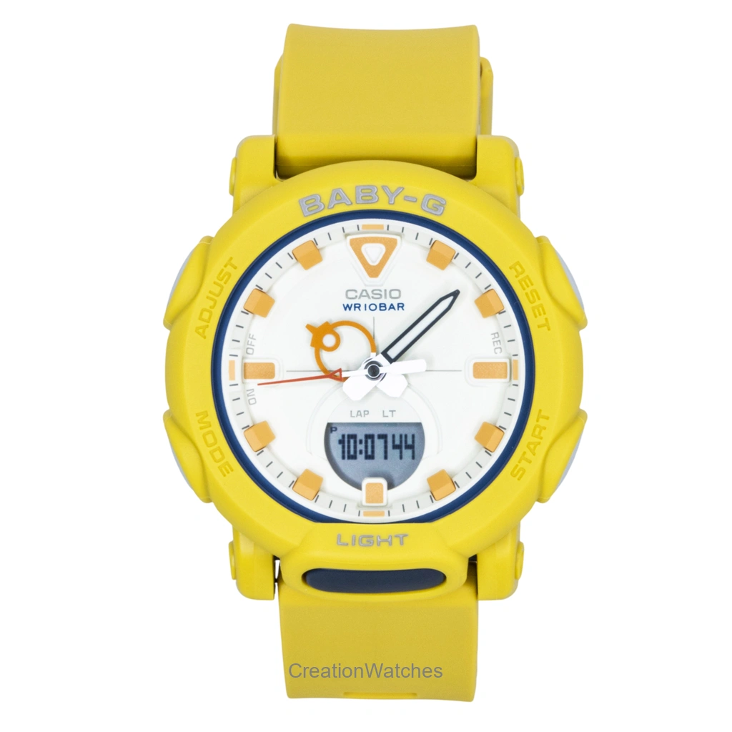 Casio Baby-G アナログデジタル 樹脂ベルト 白文字盤 クォーツ BGA-310RP-9A 100m防水 レディース腕時計