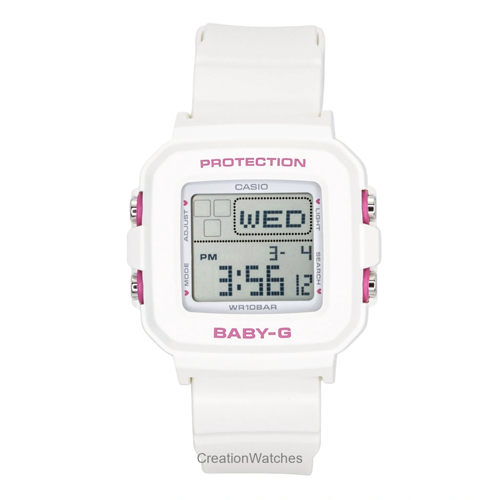 Casio Baby-G Plus デジタル 樹脂ベルト クォーツ BGD-10KH-7 100m防水 Women's Watch With Silicone Holder