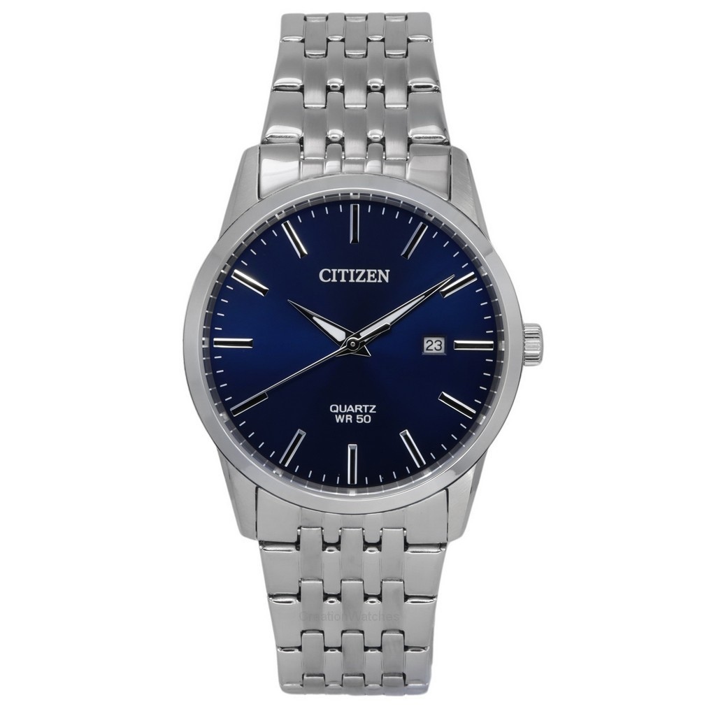 Citizen Stainless Steel Bracelet Midnight Blue Dial Quartz BI5000-87L ...