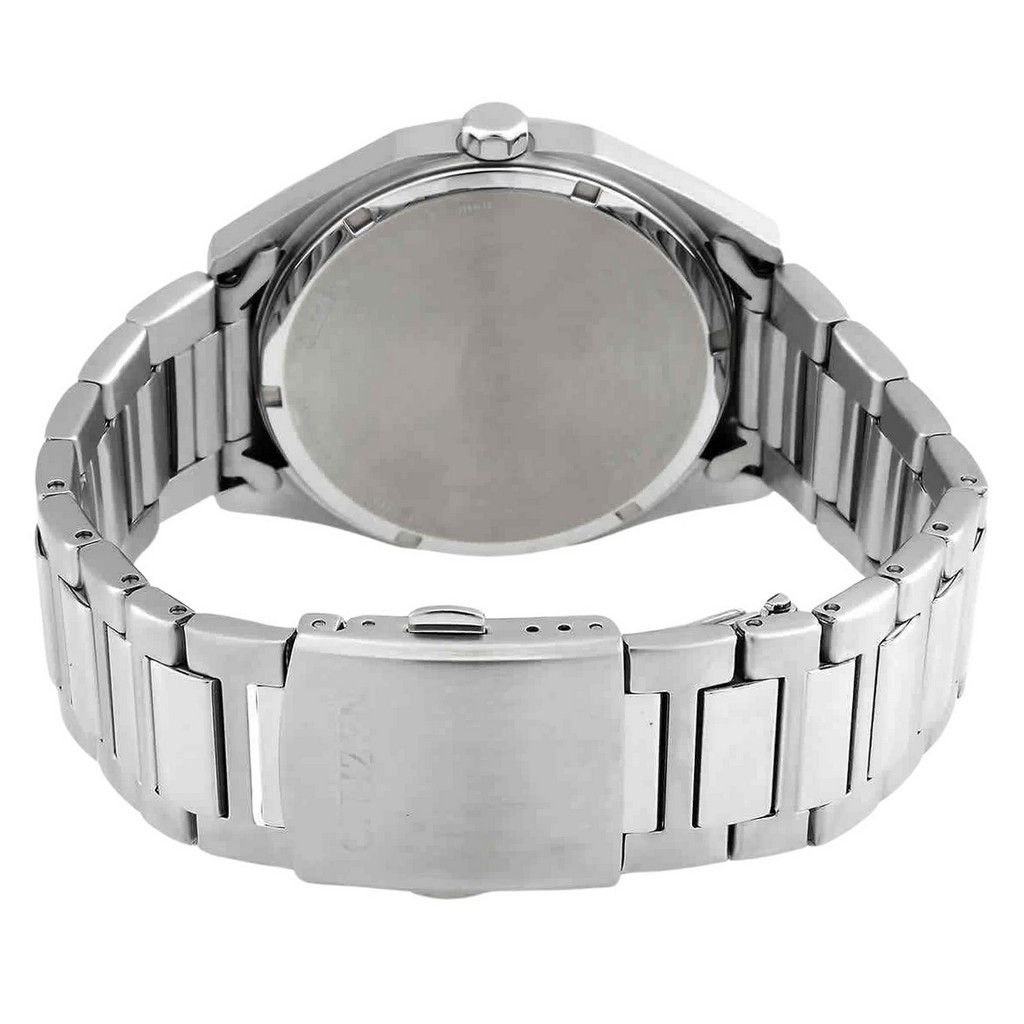 Citizen Eco-Drive Stainless Steel Black Dial BM7600-81E 100M Mens Watch