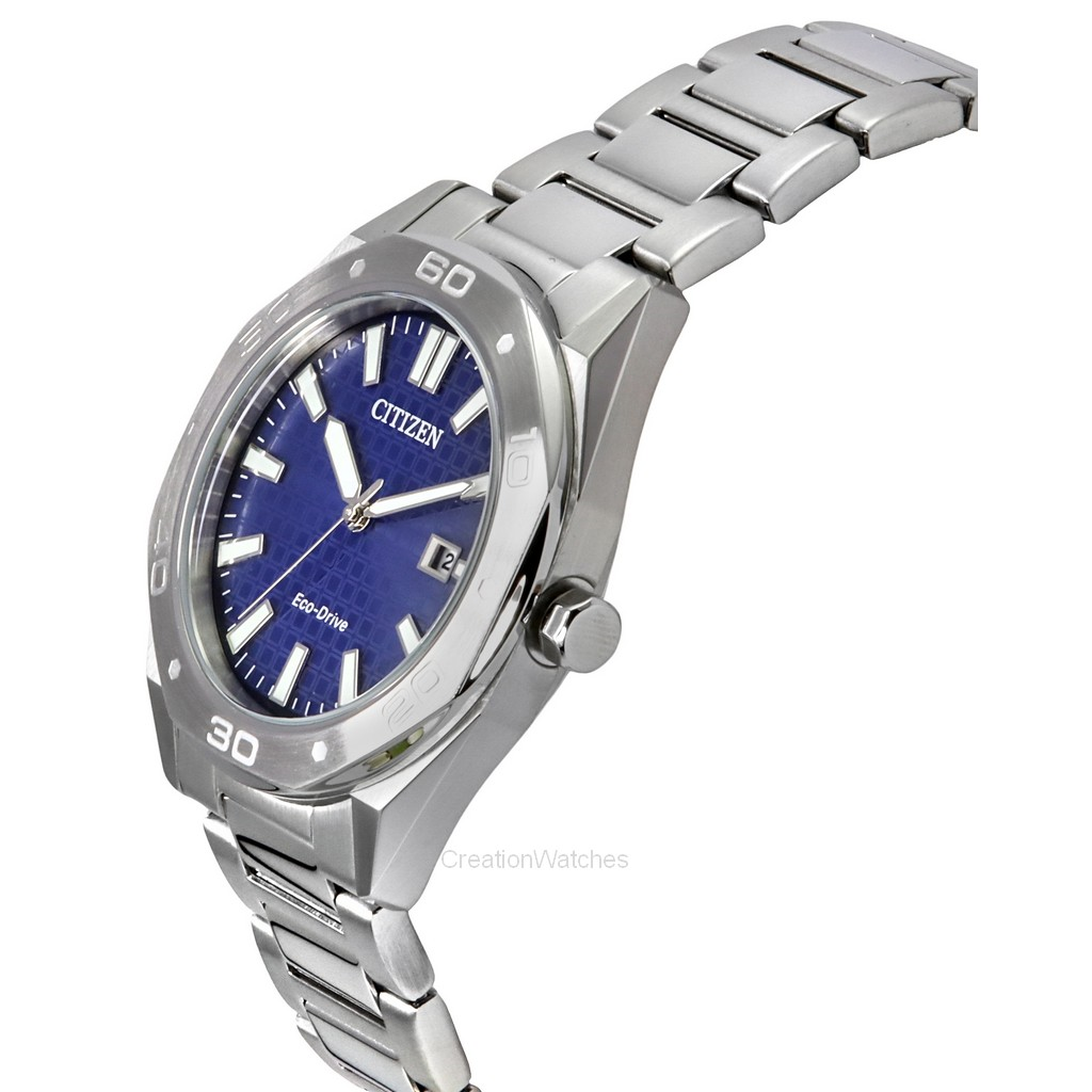 Citizen eco drive blue dial best sale