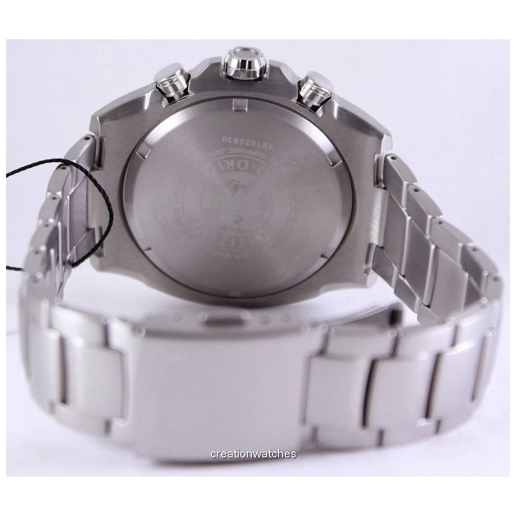 シチズンエコドライブチタンクロノグラフCA0550-52Lメンズ腕時計
