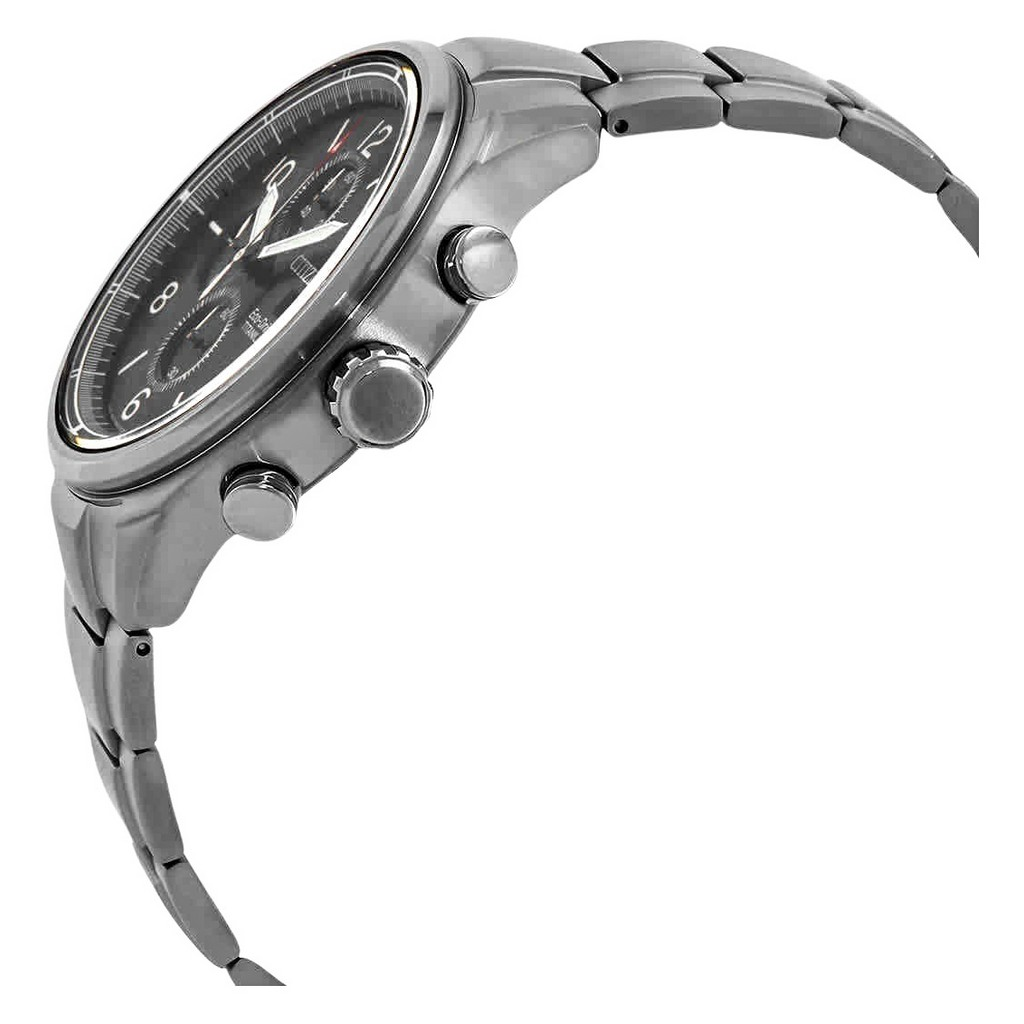 シチズン エコドライブ クロノグラフ スーパーチタニウム ブラック ダイヤル CA0810-88E 100M メンズ腕時計 ja