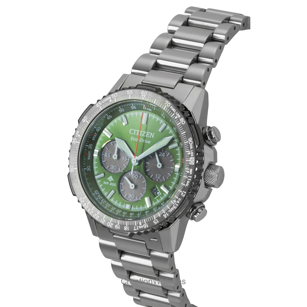 4d master フォーディーマスター バルーンドッグ　スケルトン　グリーン Relógio masculino Citizen Promaster Sky Chronograph em aço