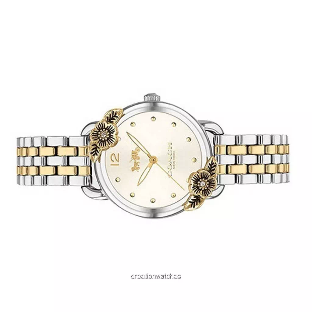 Coach tea 2025 rose watch