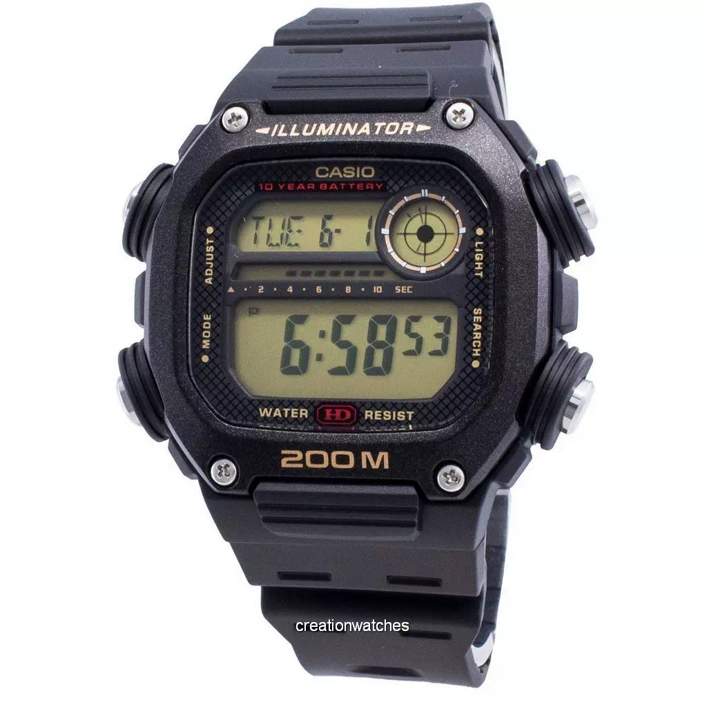 Relógio Casio DW-291H-9AV de quartzo 200M masculino