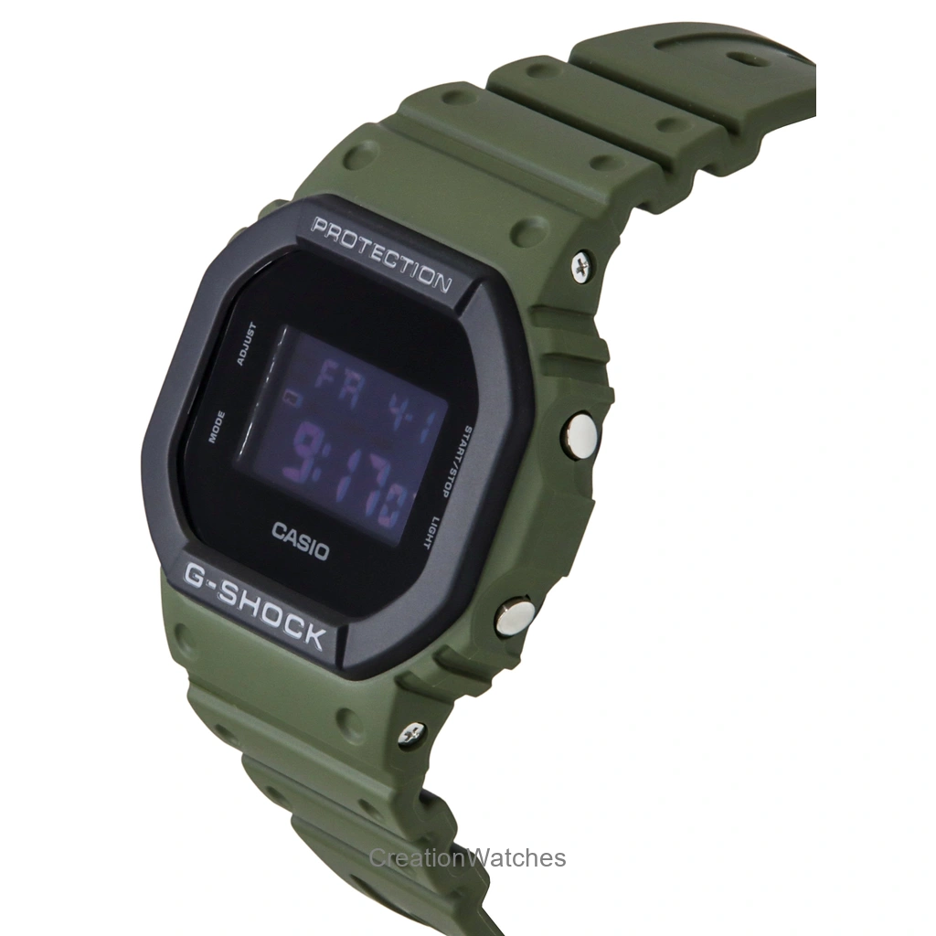 Casio Orologio Analogico-Digale Uomo con Cinturino in Resina DW
