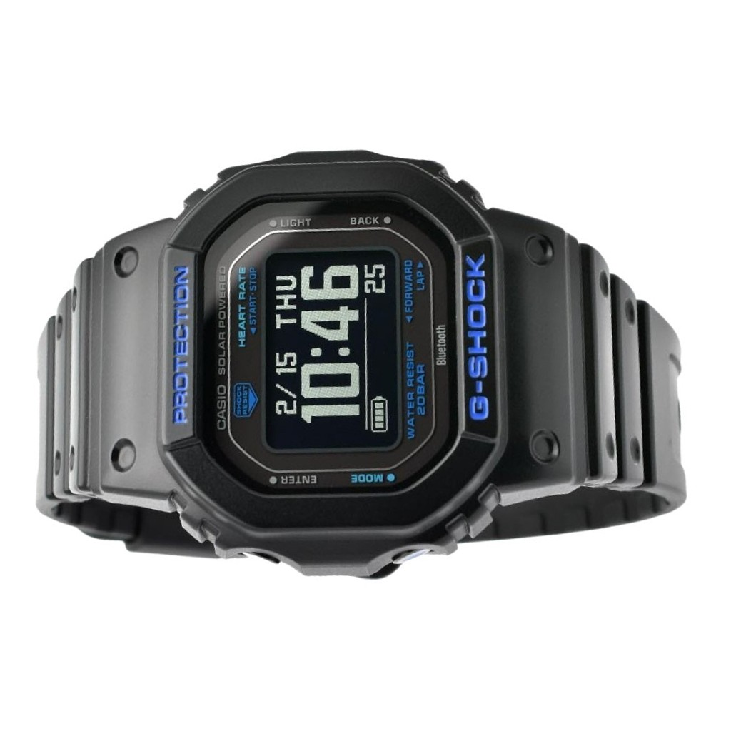 カシオ G-Shock G-Squad デジタル スマートフォンリンク Bluetooth バイオベース樹脂 ソーラー DW-H5600-1A2  200M メンズ腕時計