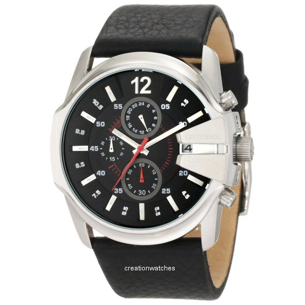 ディーゼルマスターチーフクロノグラフブラックダイヤルDZ4182メンズ腕時計