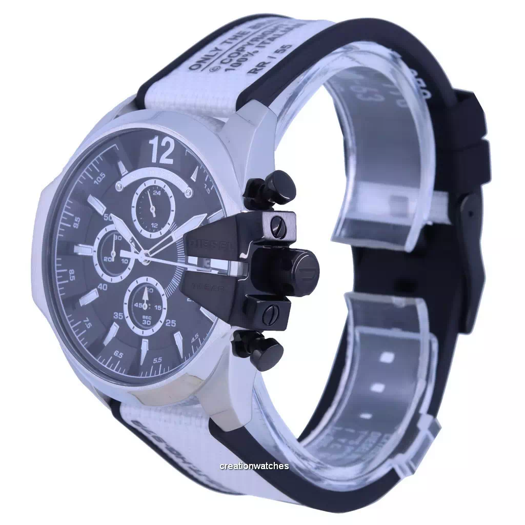 Men\'s Chronograph Diesel 100M Black Dial Watch Baby Quartz Chief DZ4564