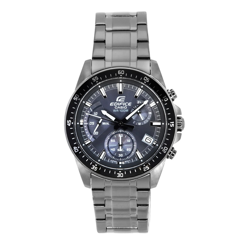 Casio Edifice Standard アナログ クロノグラフ 黒文字盤 クォーツ EFV-540DC-1C 100m防水 メンズ腕時計