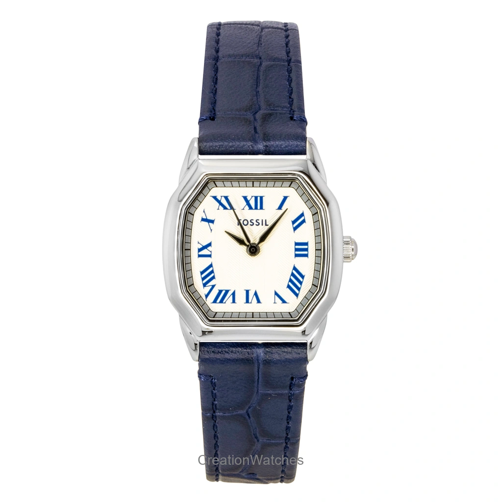 Fossil Harlow Croco Leather Cream Dial クォーツ ES5425 レディース腕時計