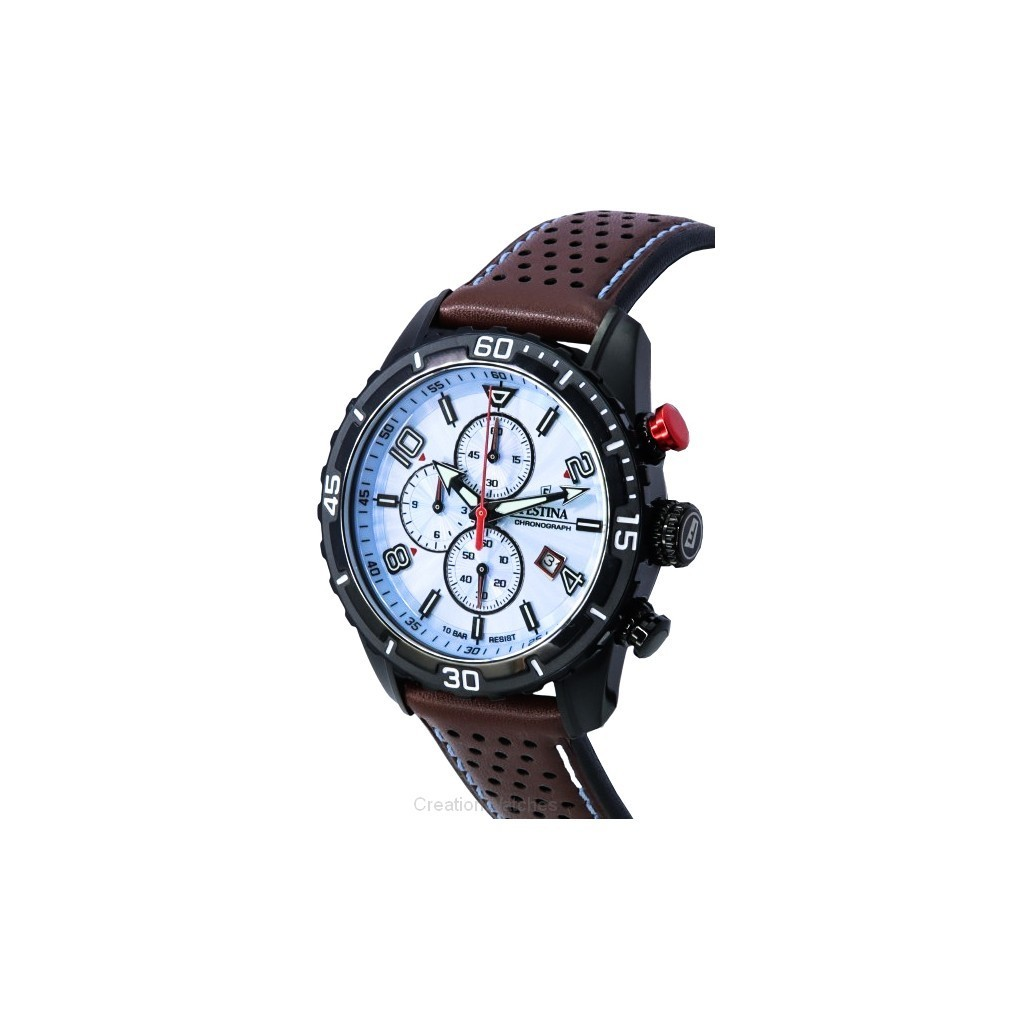 Festina Sport Quartz Blue Dial Watch F205191 Men\'s F20519-1 Chronograph 100M