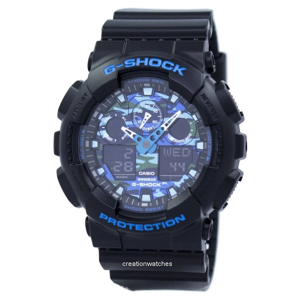 Reloj Hombre CASIO G-SHOCK GA-100-1A2DR Sport Digital Negro Correa