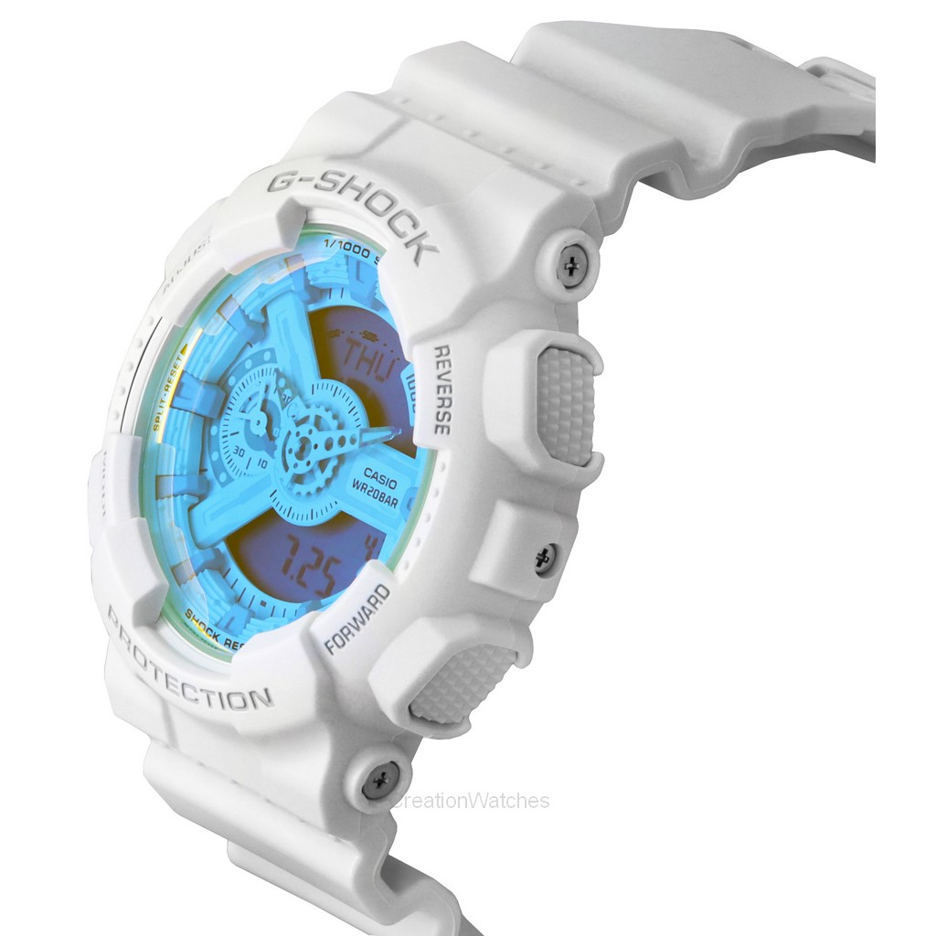 カシオ G-Shock アナログ デジタル ホワイト 樹脂ストラップ マルチ