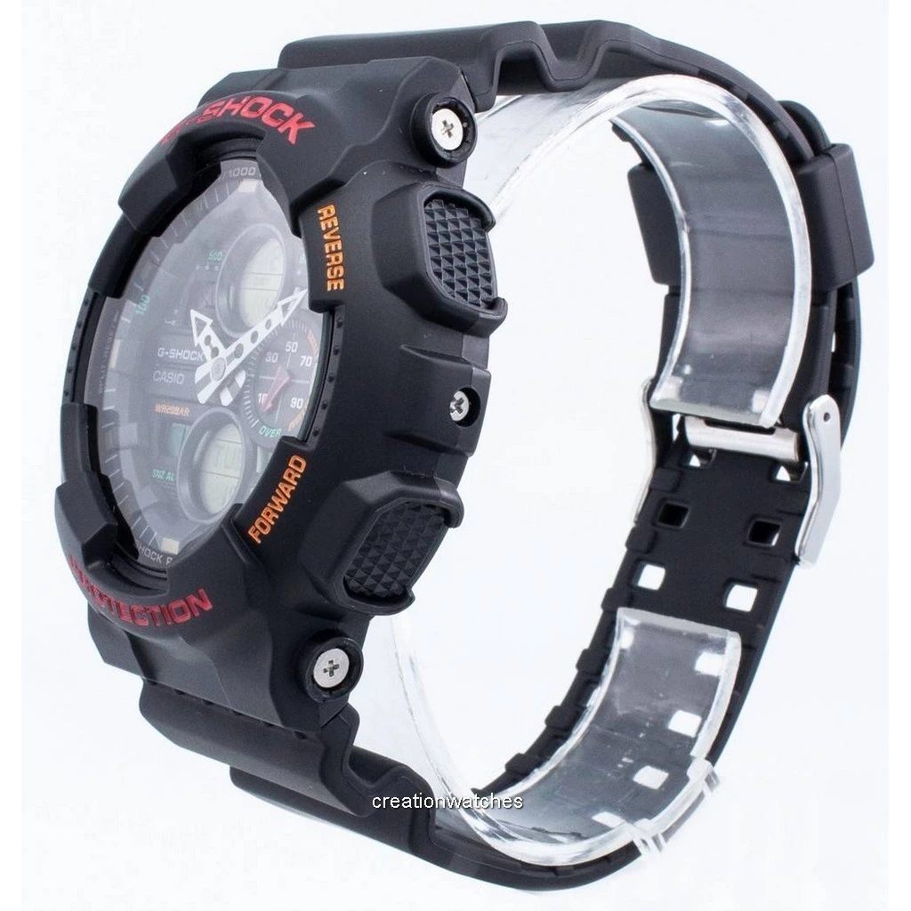 Relógio Casio G-Shock GA-140-1A4 de quartzo com resistência a choques 200M para homem