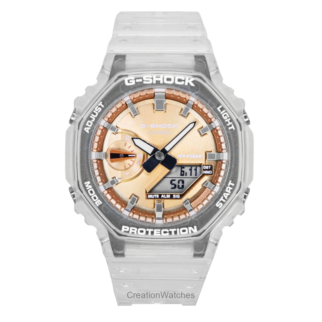 Casio G-SHOCK アナログデジタル 樹脂ベルト Bronze Dial クォーツ GA-2100BM-7A5 200m防水 ユニセックス腕時計