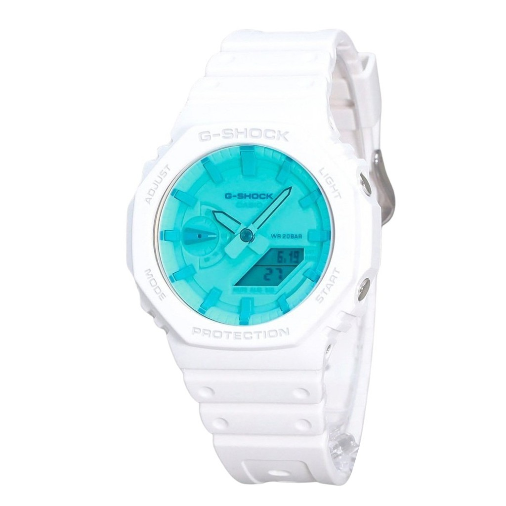カシオ G-Shock アナログ デジタル ホワイト 樹脂ストラップ