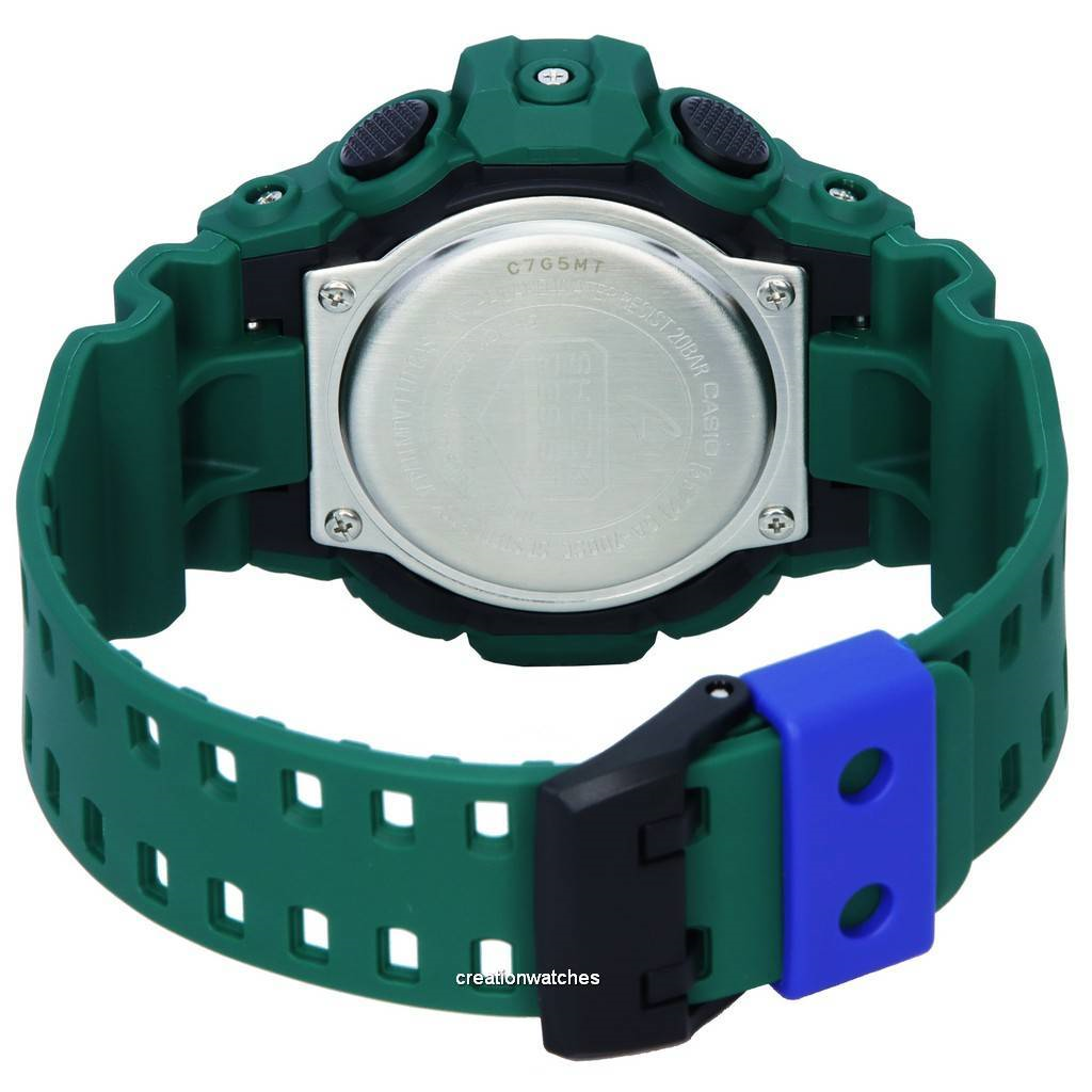Casio G-Shock Popular Spirited Colours Green Analog Digital Quartz GA-700SC-3A GA700SC-3 200M Men's Watch