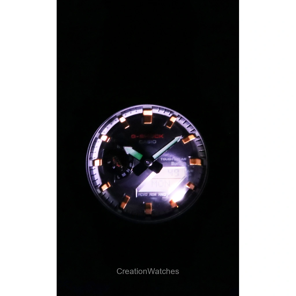 Casio G-Shock GAB2100CD1A7 – Orologio Analogico-Digitale Edizione Charles Darwin Foundation, Cinturino Bianco - 3