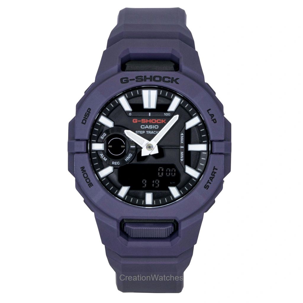 Casio G-SHOCK アナログデジタル 樹脂ベルト スマホリンク 黒文字盤 クォーツ GBA-950-2A 200m防水 メンズ腕時計