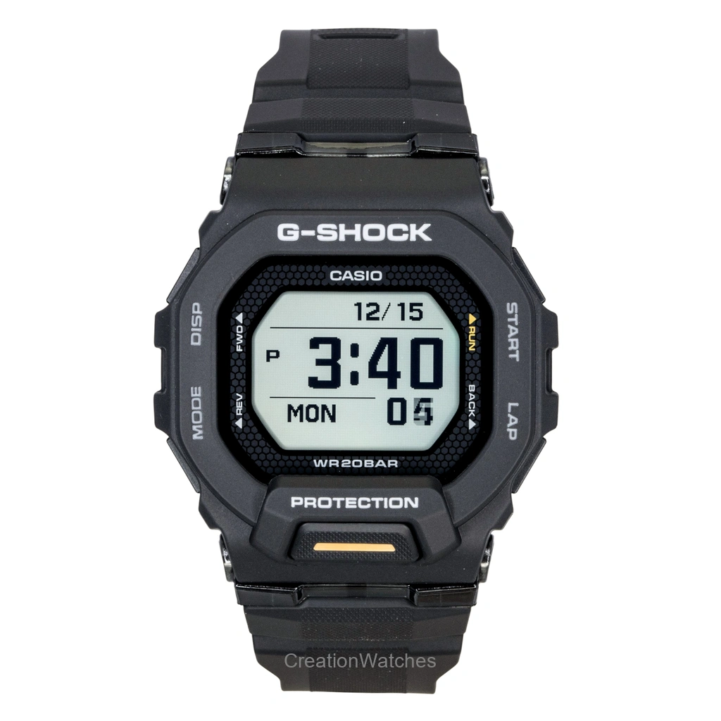 Casio G-SHOCK G-Squad デジタル スマホリンク Black 樹脂ベルト クォーツ GBD-200-1A1 200m防水 メンズ腕時計