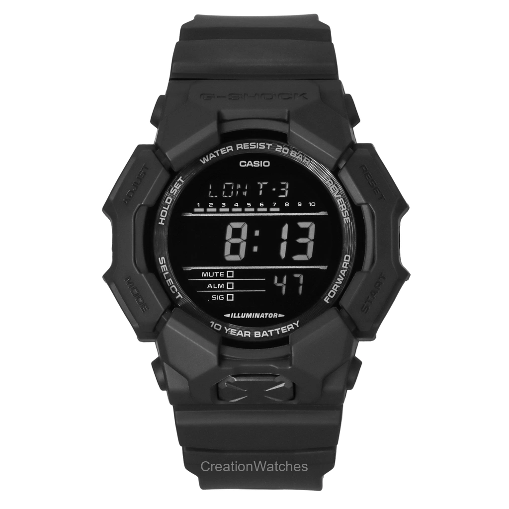 Casio G-SHOCK デジタル バイオベース 樹脂ベルト クォーツ GD-010-1A1 200m防水 メンズ腕時計