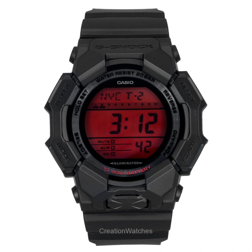 Casio G-SHOCK デジタル 樹脂ベルト クォーツ GD-010BBR-1 200m防水 メンズ腕時計