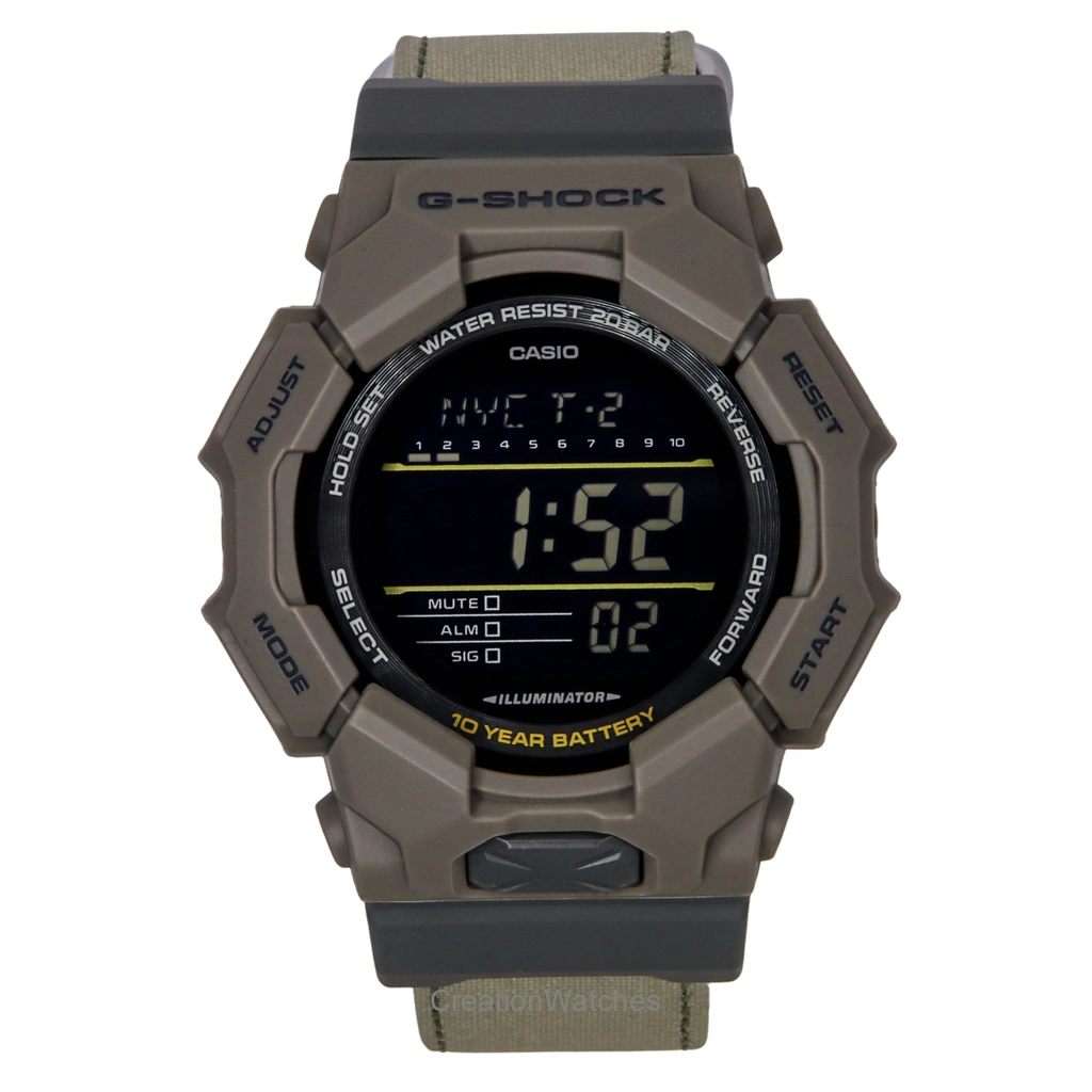 Casio G-SHOCK デジタル Cloth Strap クォーツ GD-010CE-5 200m防水 メンズ腕時計