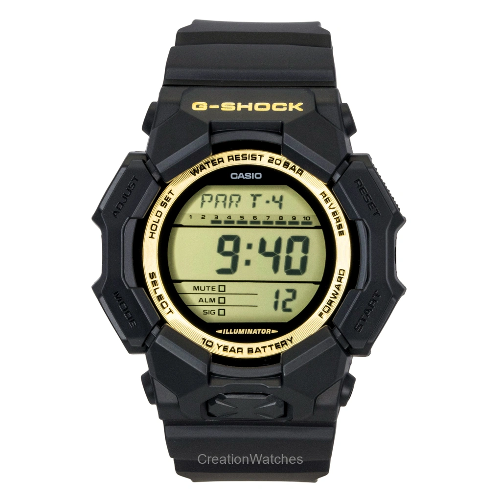 Casio G-SHOCK バイオベース 樹脂ベルト デジタル クォーツ GD-010GB-1A9 200m防水 メンズ腕時計