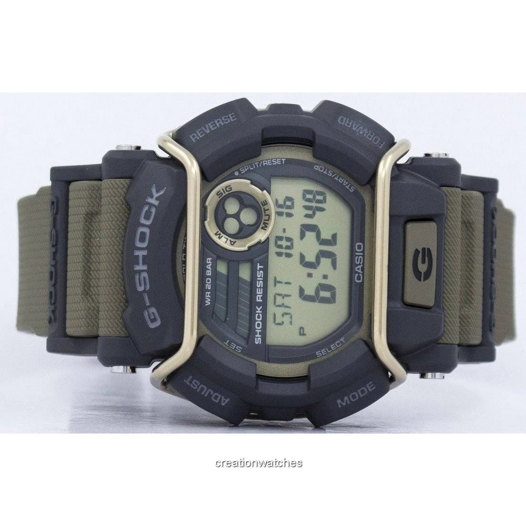 Reloj de Casio G-Shock iluminador alerta 200M GD-400-9 Men es