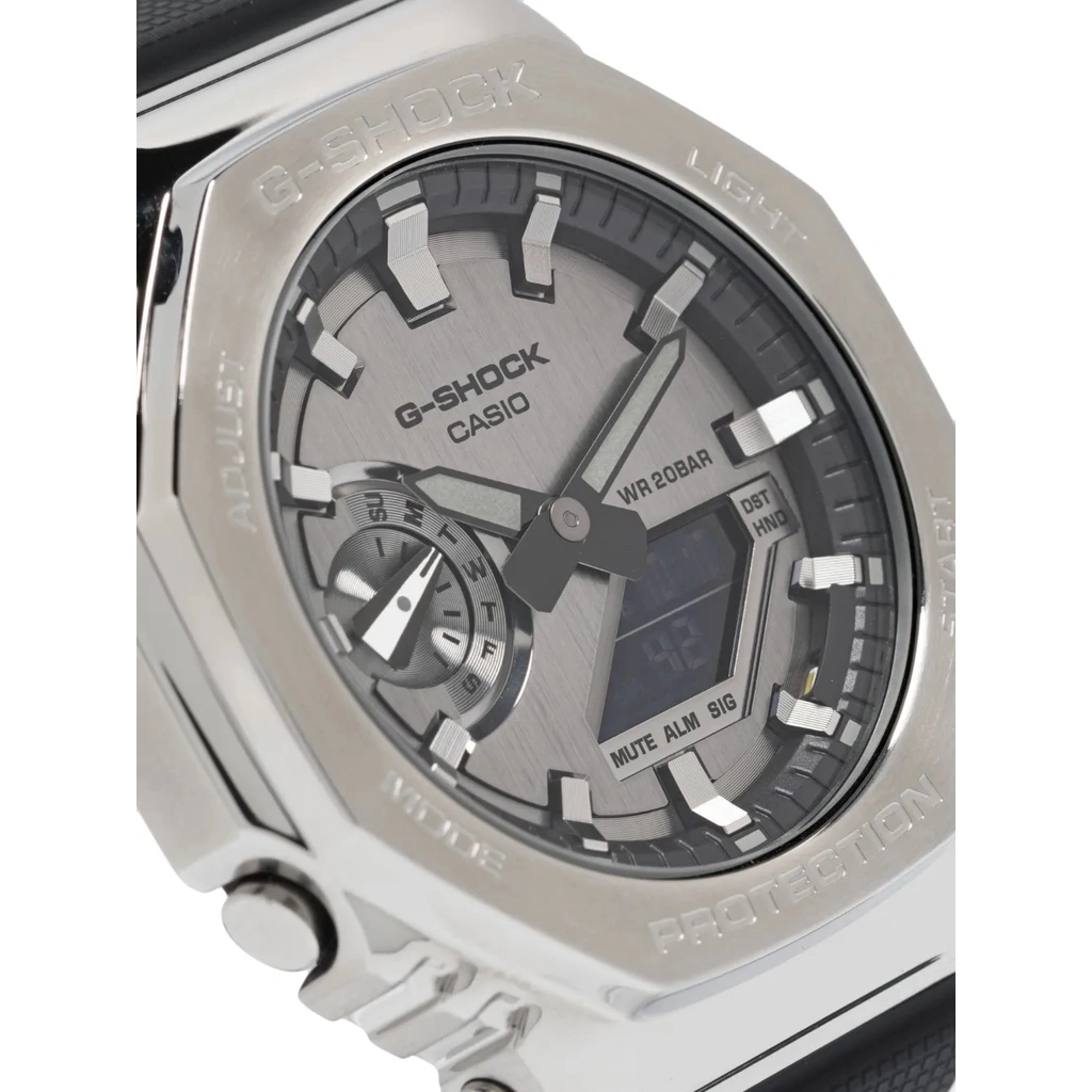 Casio G-Shock Metal Covered Analog Digital Resin Strap Quartz GM-2100-1A GM2100-1 200M Men's Watch