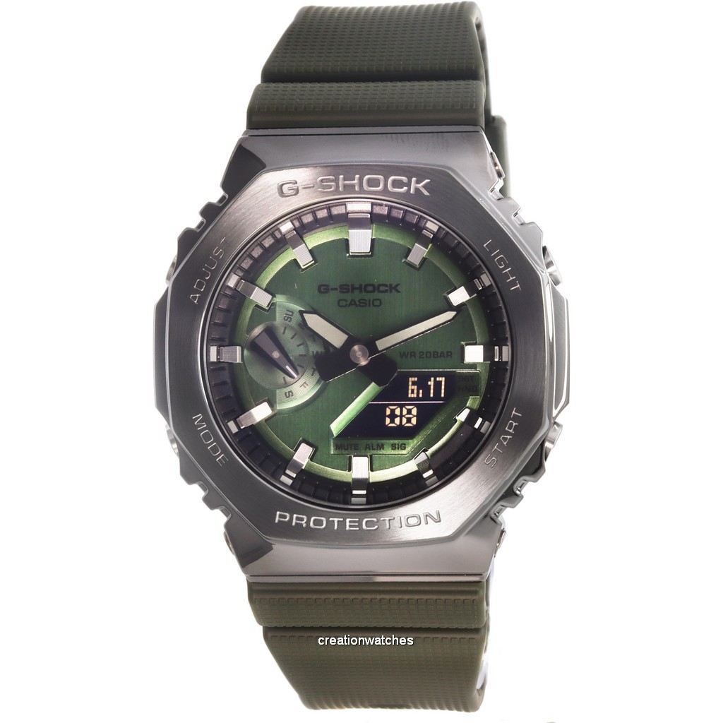 Relógio masculino Casio G-Shock analógico digital quartzo mergulhador GM-2100B-3A GM2100B-3 200M