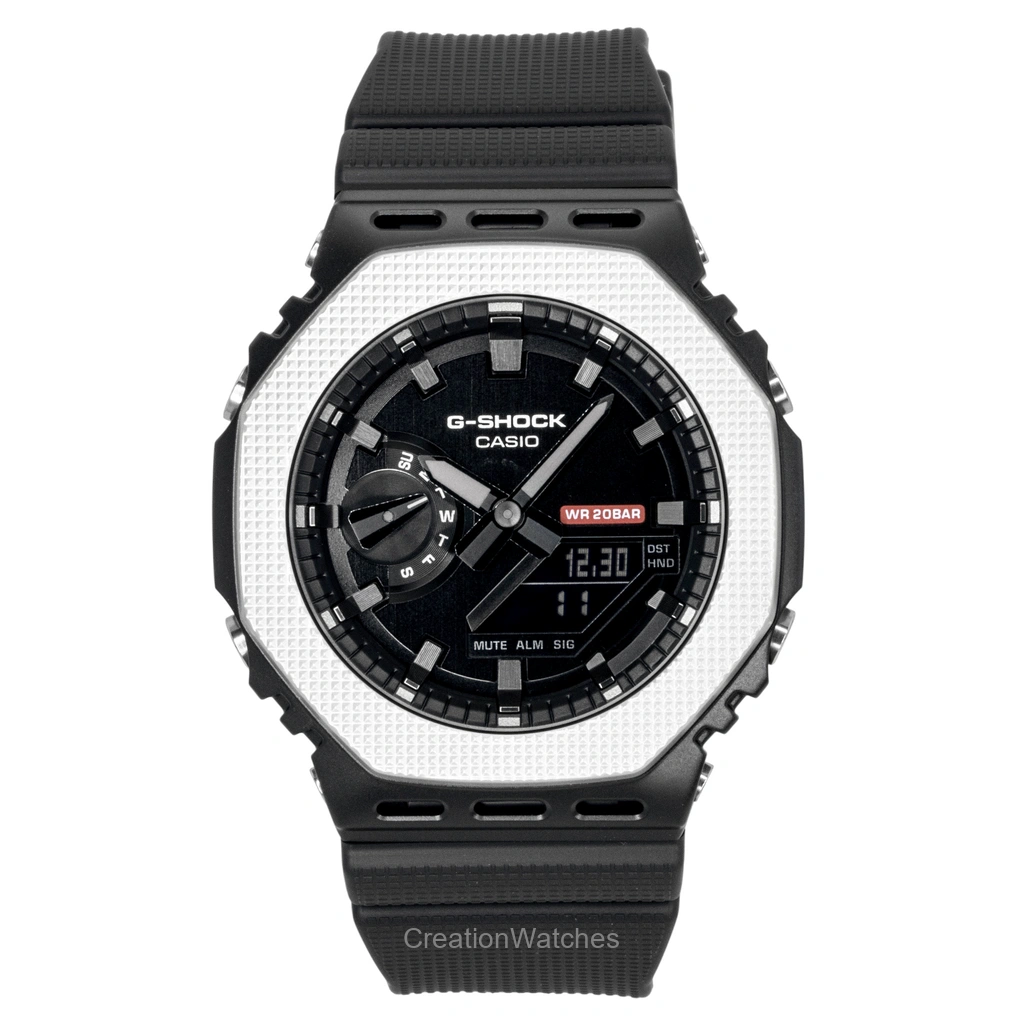 Casio G-SHOCK G-Steel アナログデジタル バイオベース Resin 黒文字盤 クォーツ GM-2100BM-1A 200m防水 メンズ腕時計
