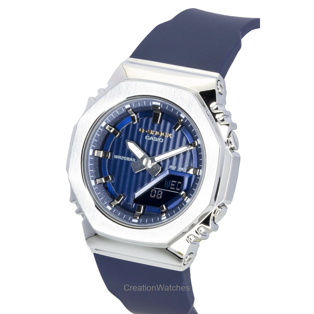 Casio G Shock womens analog digital blue dial 200M watch