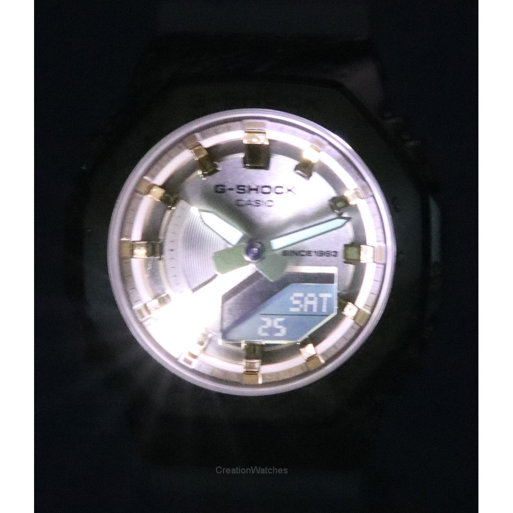 卡西欧 G-Shock 40 周年 Adventurer's Stone 限量版模拟数字石英 GM-S2140GEM-9A GMS2140GEM-9  200M 女士腕表